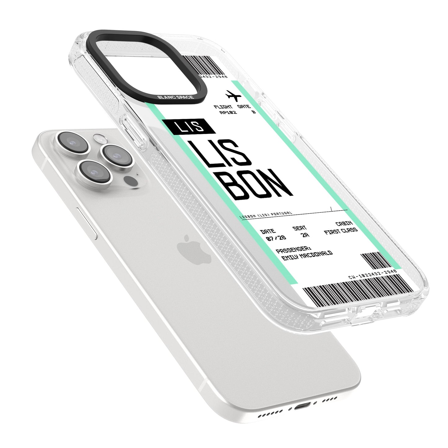 Personalised Lisbon Boarding Pass