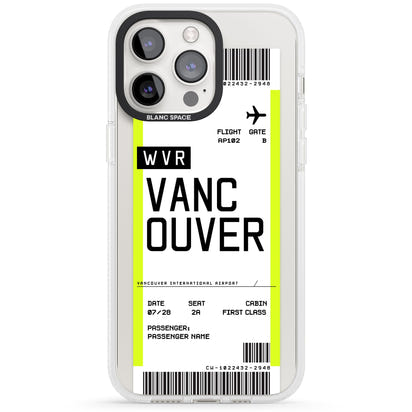 Personalised Vancouver Boarding Pass