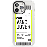 Personalised Vancouver Boarding Pass