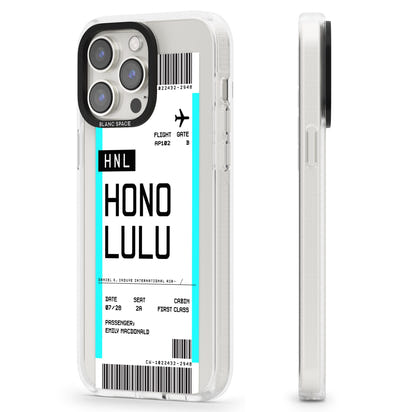 Personalised Honolulu Boarding Pass