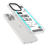 Personalised Honolulu Boarding Pass