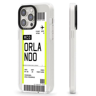 Personalised Orlando Boarding Pass