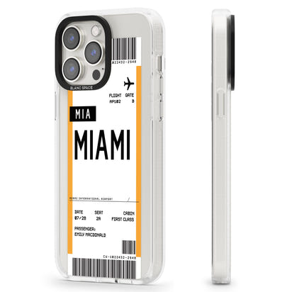 Personalised Miami Boarding Pass