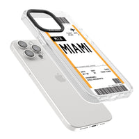 Personalised Miami Boarding Pass