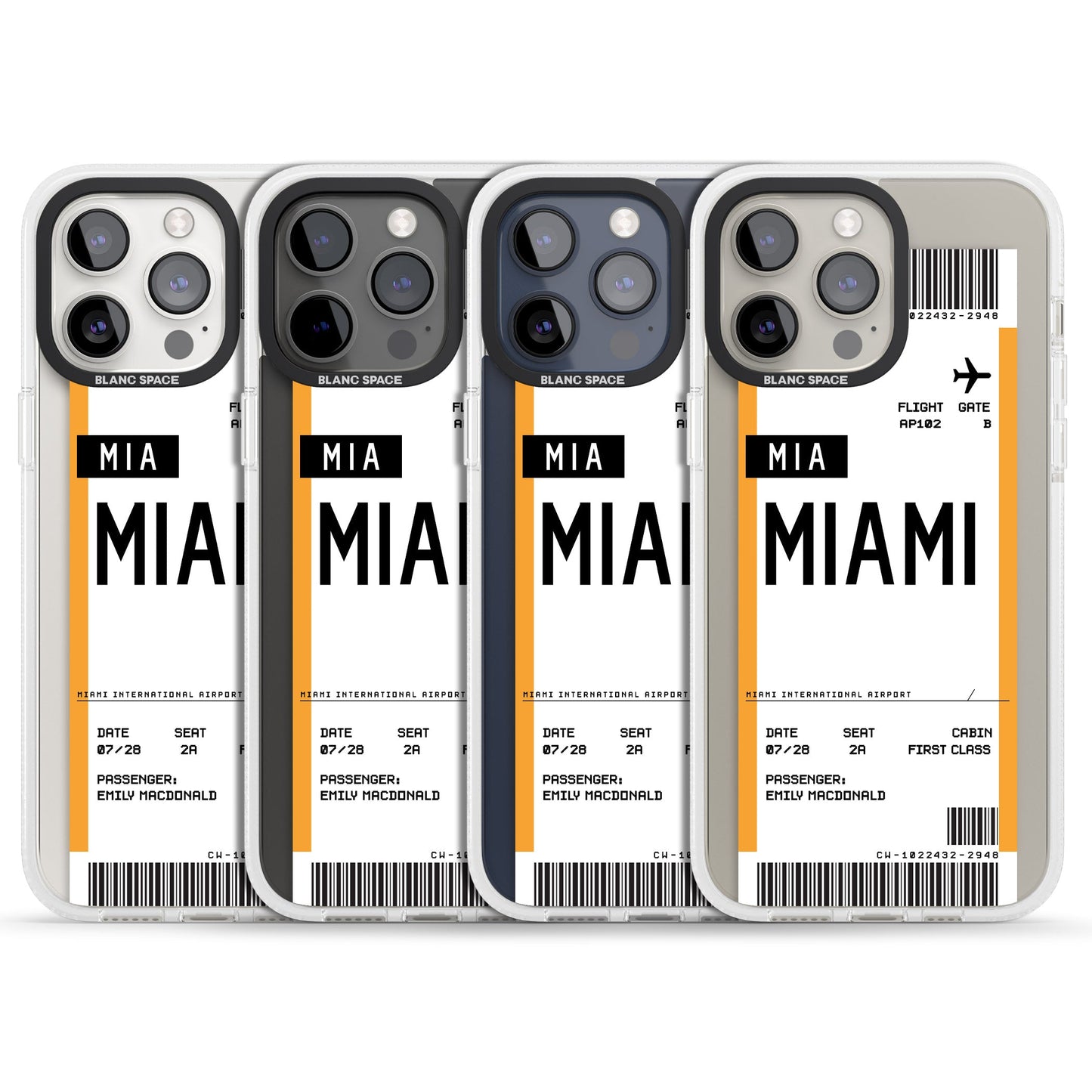 Personalised Miami Boarding Pass