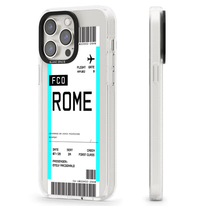 Personalised Rome Boarding Pass