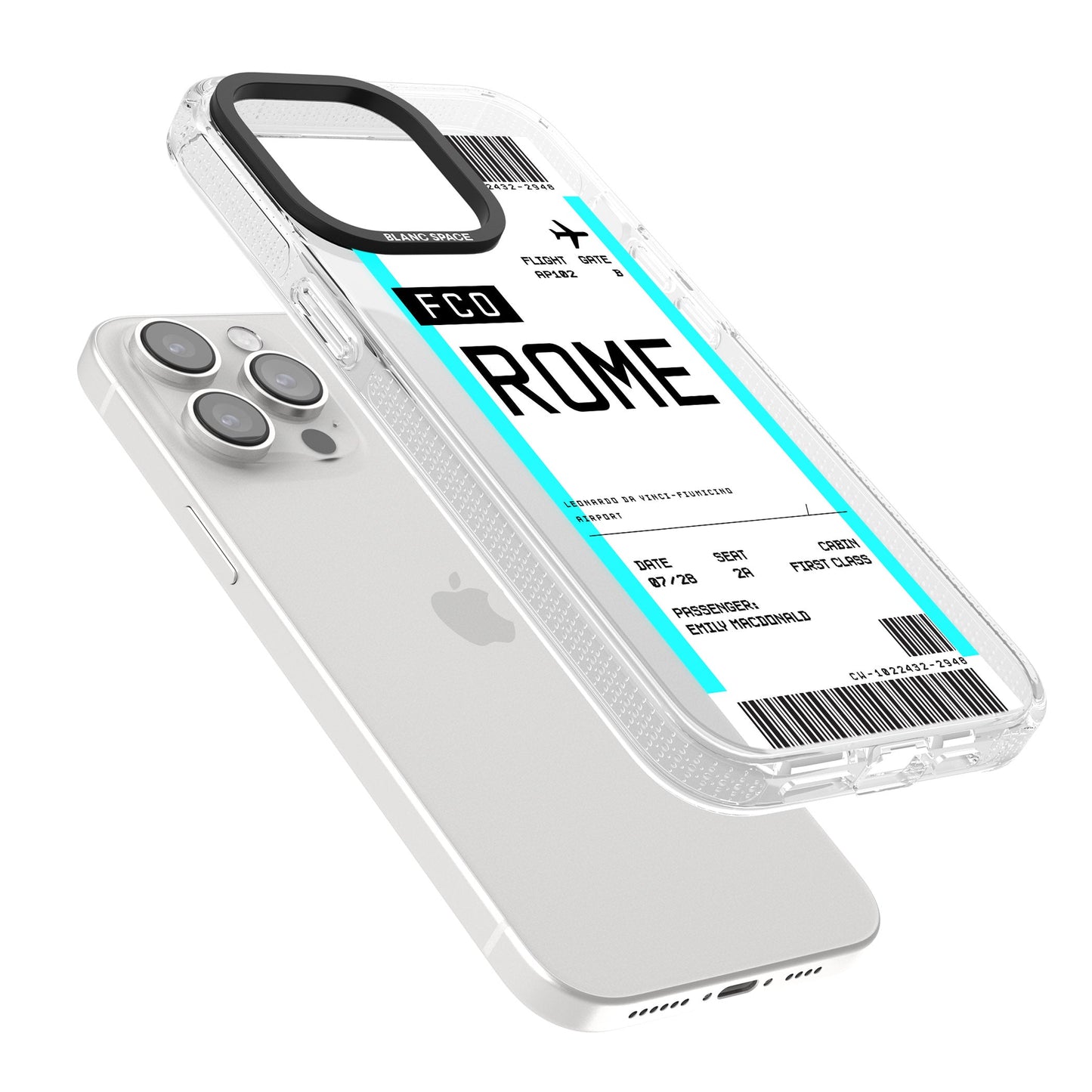 Personalised Rome Boarding Pass