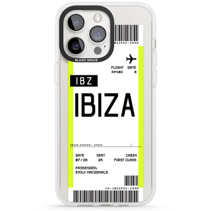 Personalised Ibiza Boarding Pass