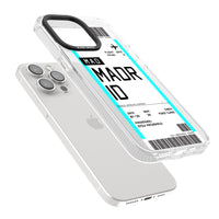Personalised Madrid Boarding Pass