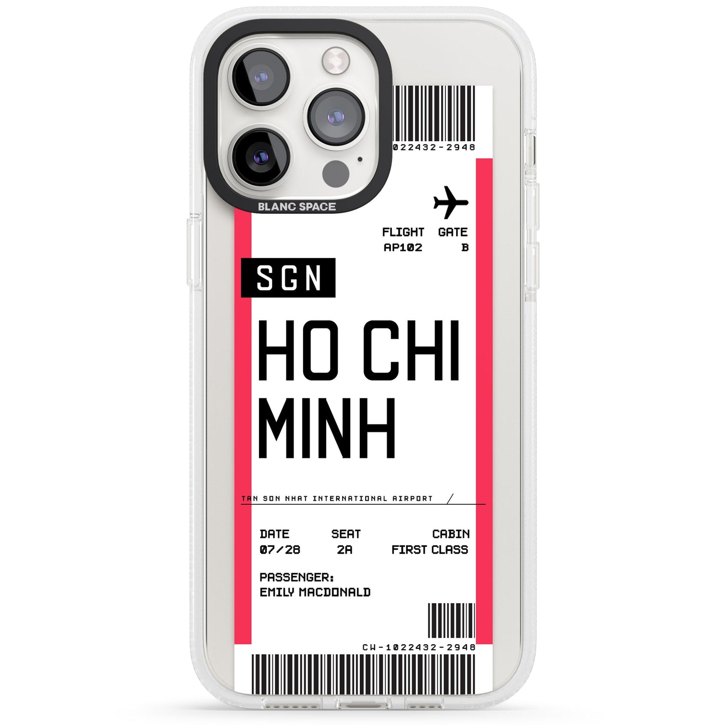 Personalised Ho Chi Minh Boarding Pass