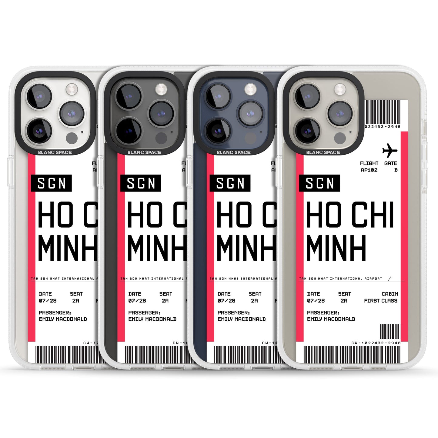 Personalised Ho Chi Minh Boarding Pass