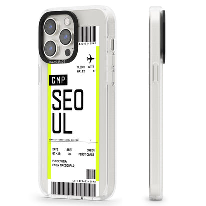 Personalised Seoul Boarding Pass