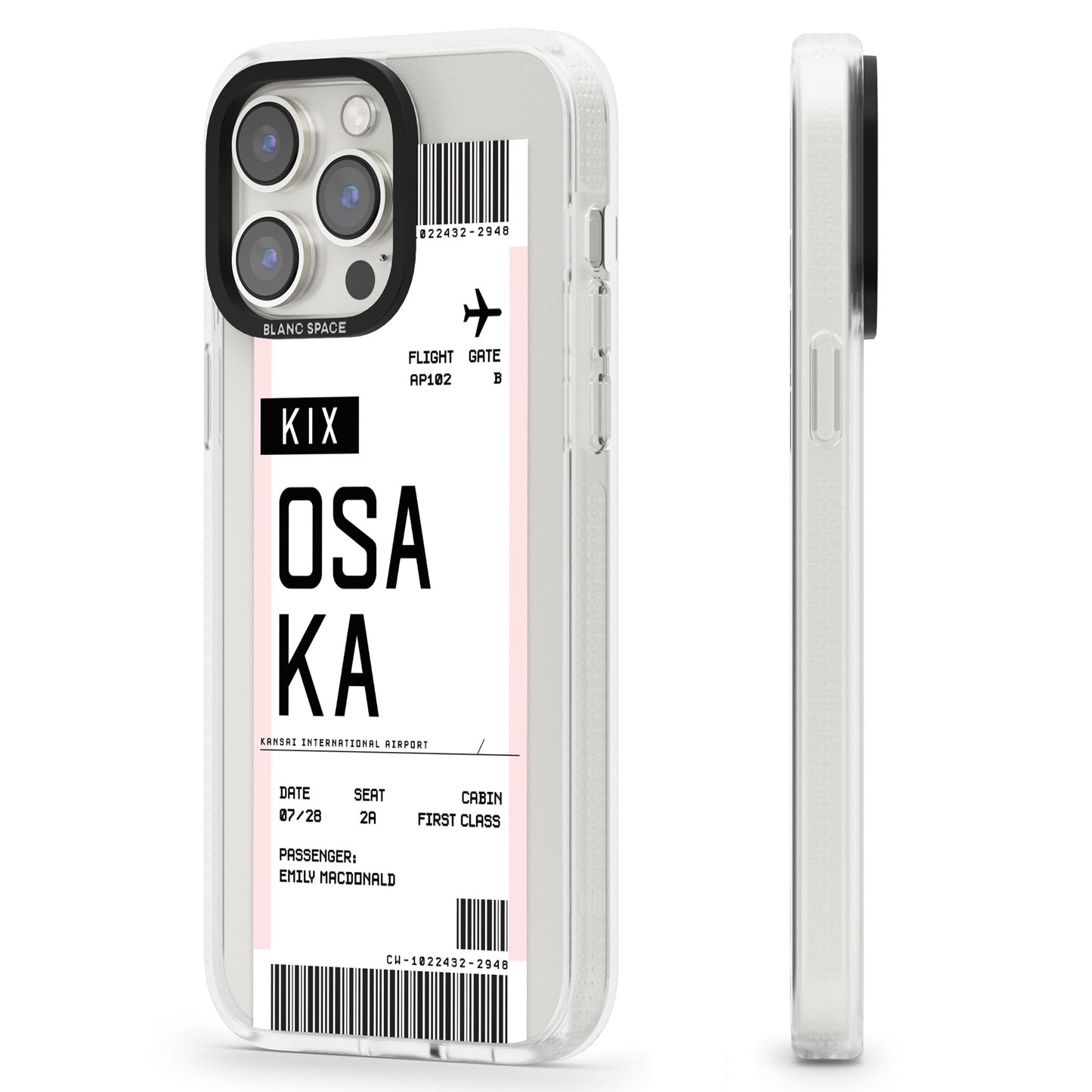 Personalised Osaka Boarding Pass