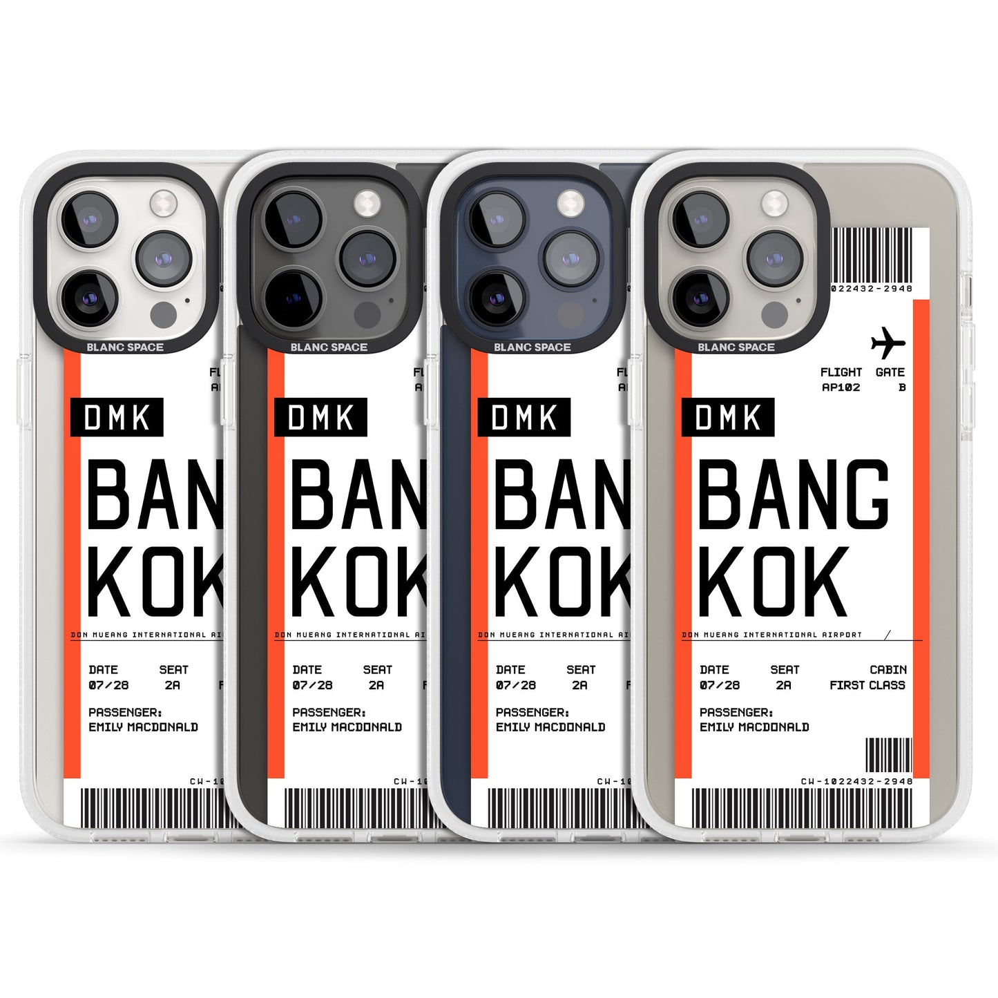 Personalised Bangkok Boarding Pass