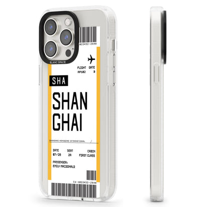 Personalised Shanghai Boarding Pass