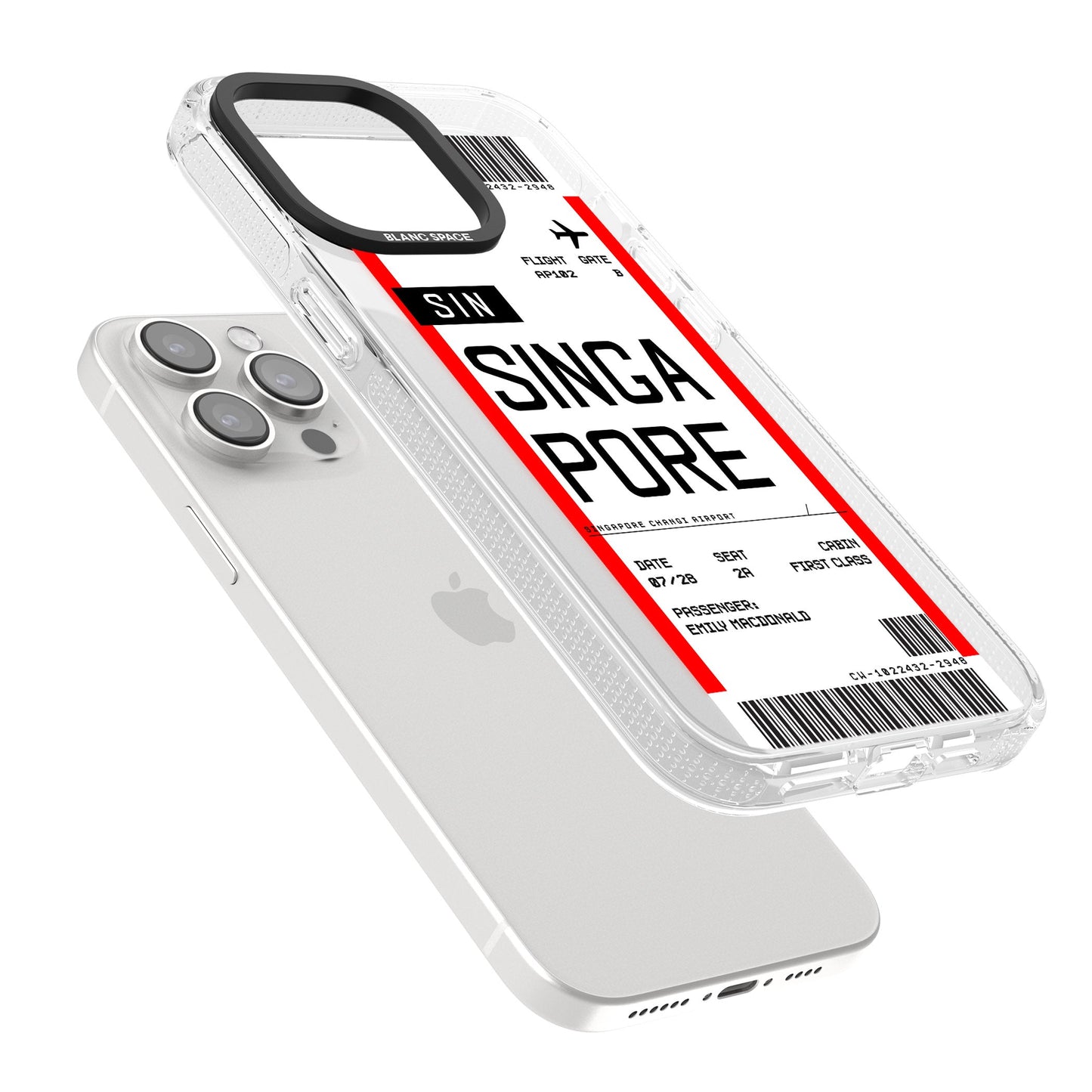 Personalised Singapore Boarding Pass