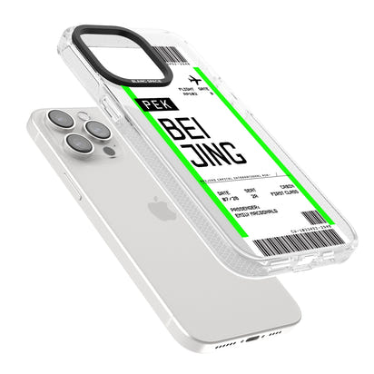 Carte d'embarquement personnalisée pour Pékin