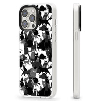 Black & White Cat Camouflage