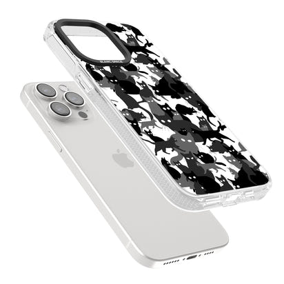 Black & White Cat Camouflage