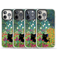 Cat in Klimt's Garden