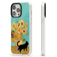 Cat with Van Gogh's Sunflowers