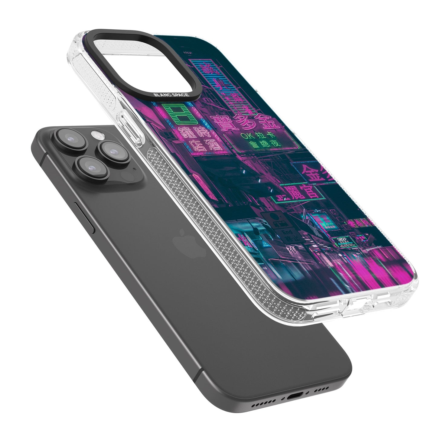 Bande nocturne au néon