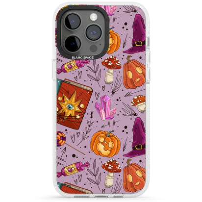 Witchy Cartoon Halloween Pattern