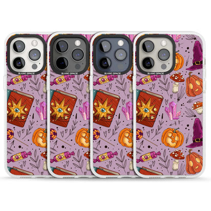 Witchy Cartoon Halloween Pattern