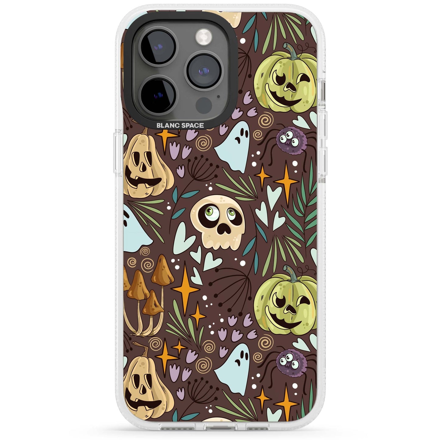 Goblincore Cartoon Halloween Pattern