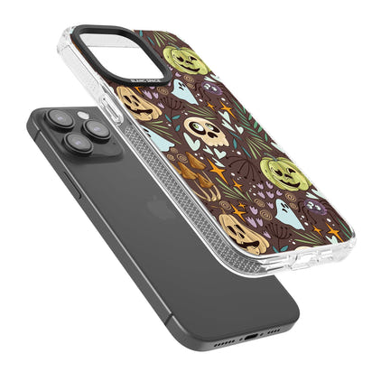 Goblincore Cartoon Halloween Pattern