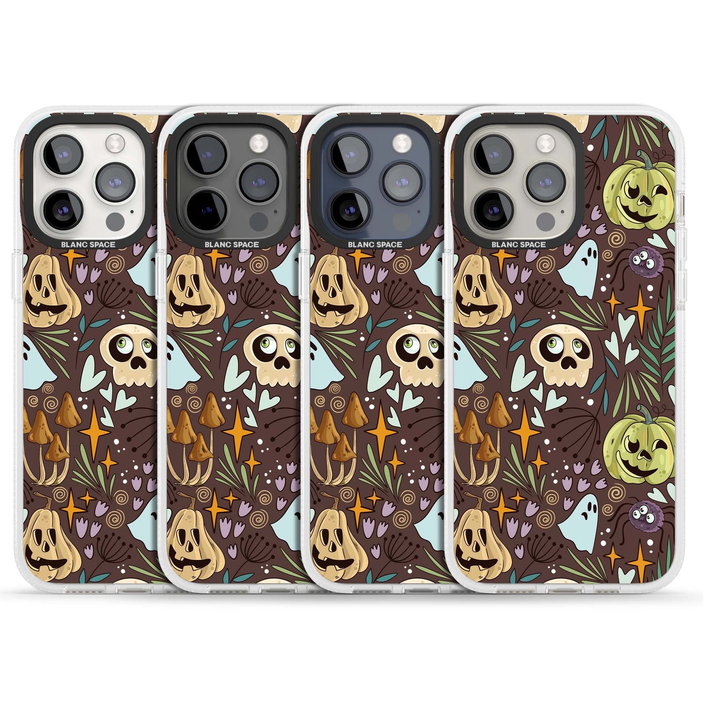 Goblincore Cartoon Halloween Pattern