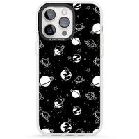 White Planets On Black