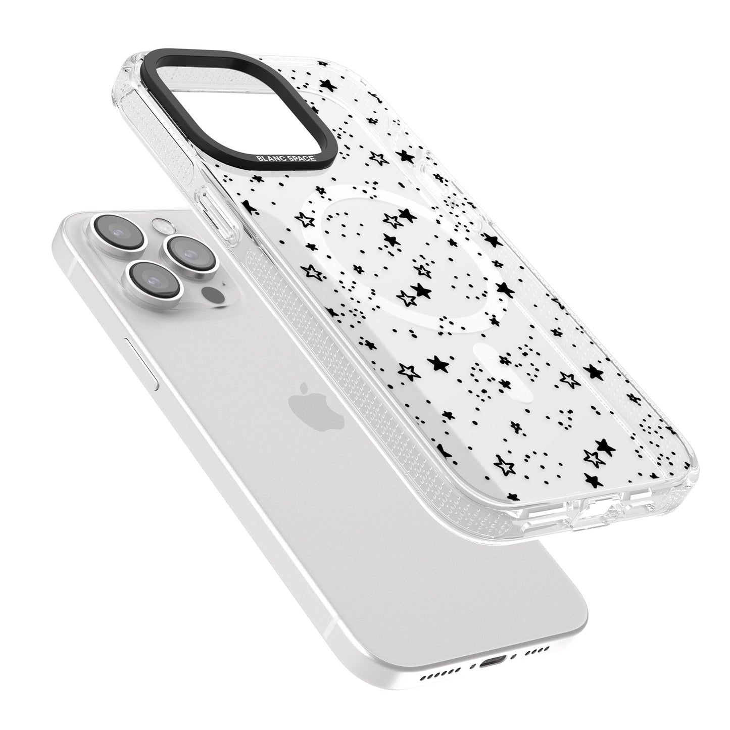 Schwarzer Sterngesprenkel