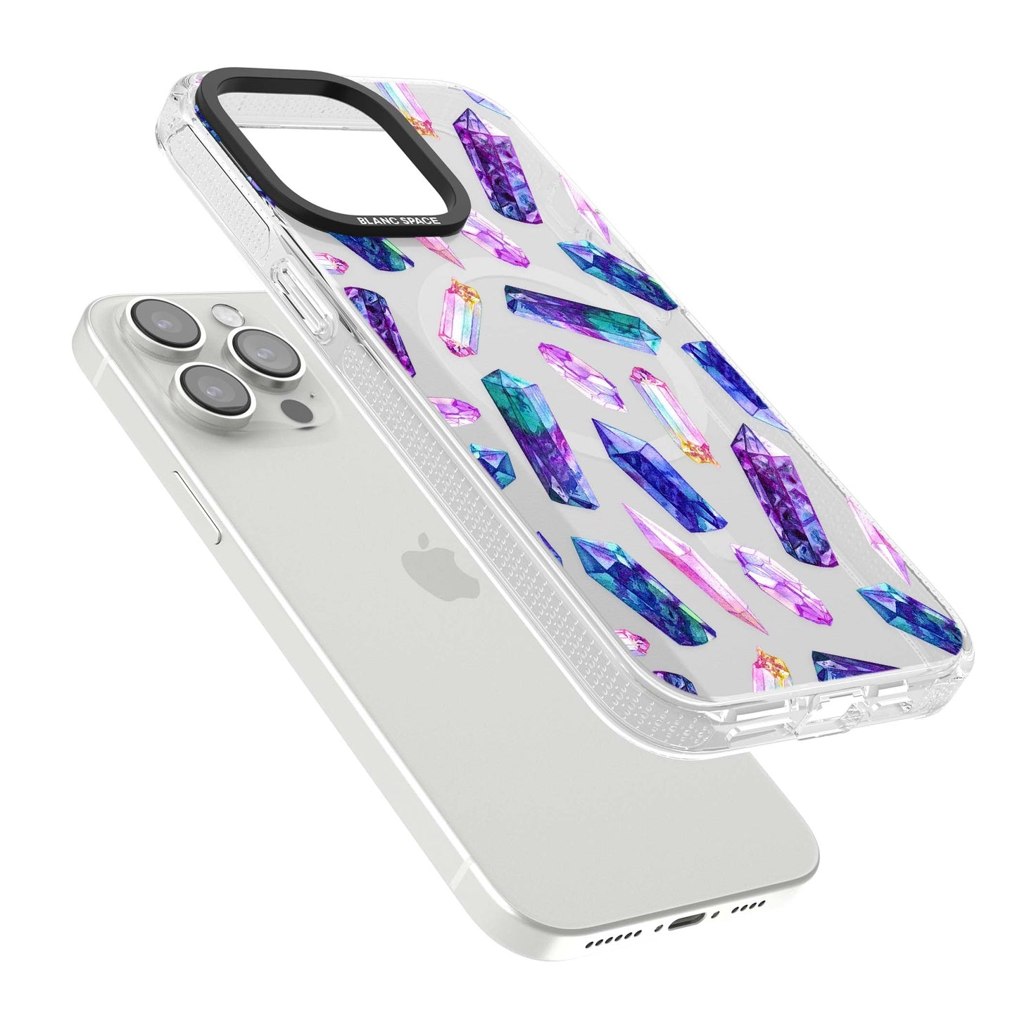 Iridescent Prism Crystals