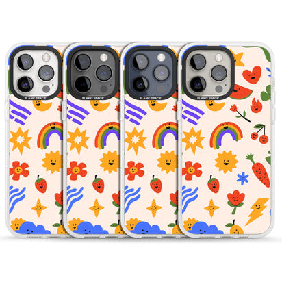 Verspielte Kawaii-Symbole