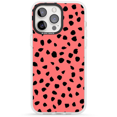 Black Dalmatian Spots On Coral