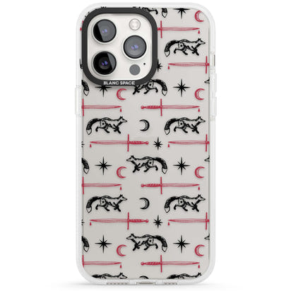 Motif renard et lame