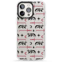 Motif renard et lame