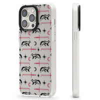 Motif renard et lame