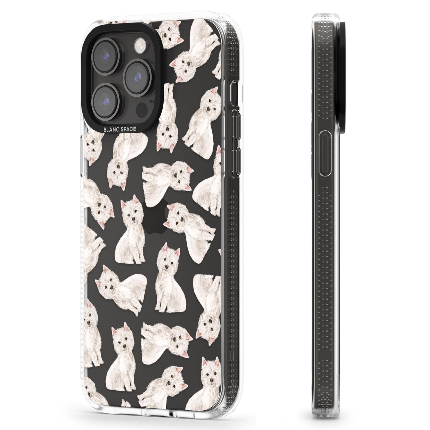 Motif de chien Westie