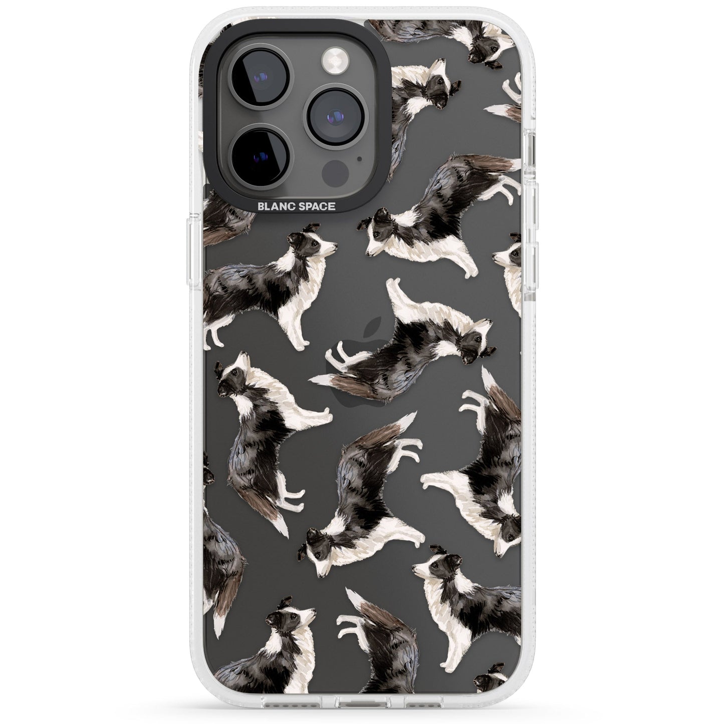 Border Collie Pattern Watercolour