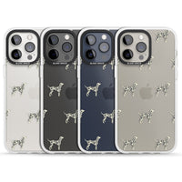 Motif de chien dalmatien
