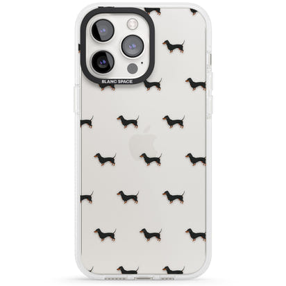 Dachshund Pattern Clear