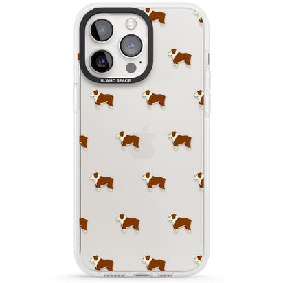 Motif bouledogue clair