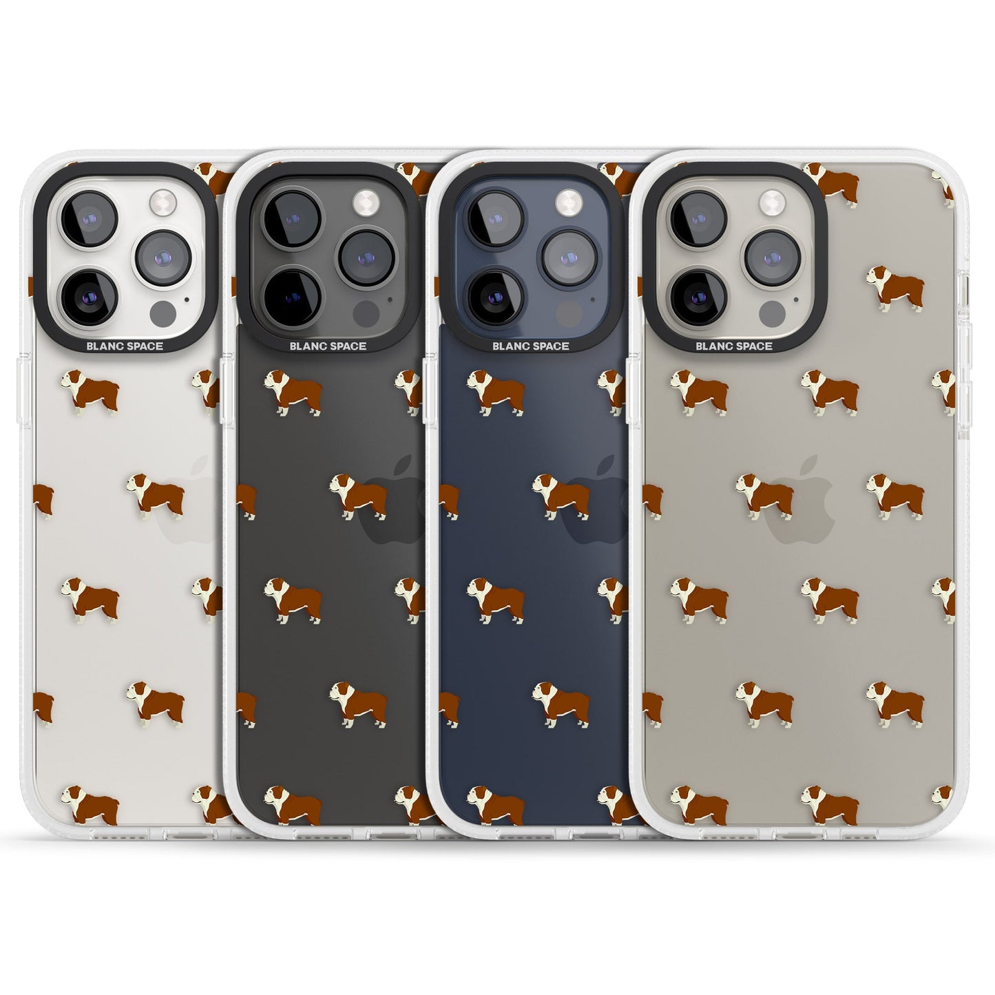 Motif bouledogue clair