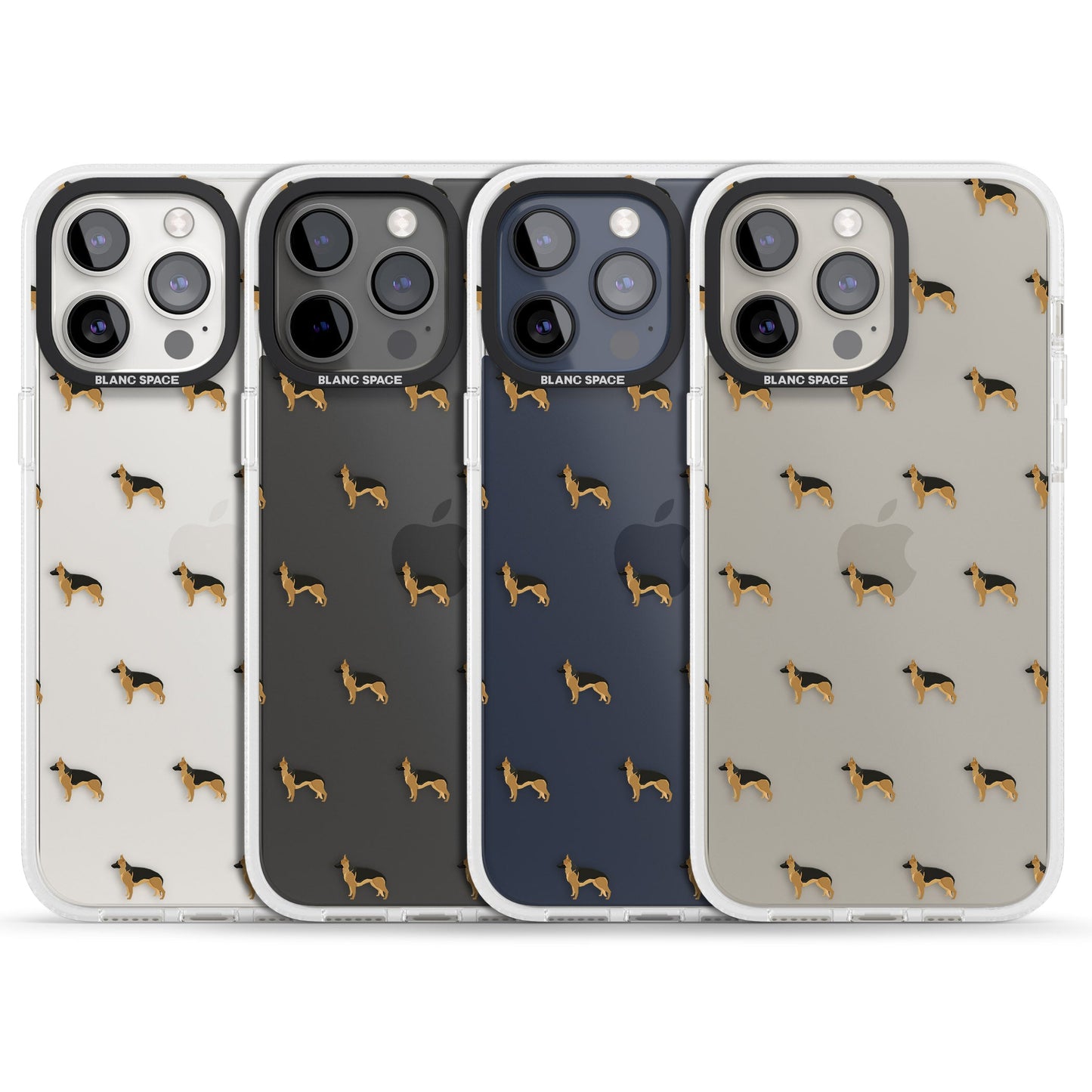 German Shepherd Pattern Clear