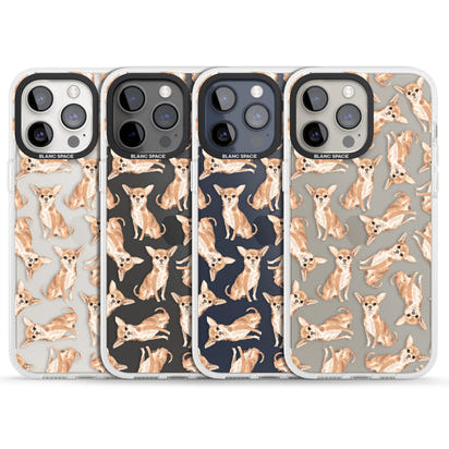 Chihuahua Watercolour Dog Pattern