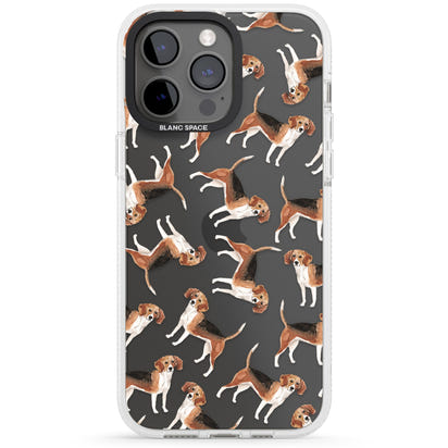 Beagle Watercolor Pattern