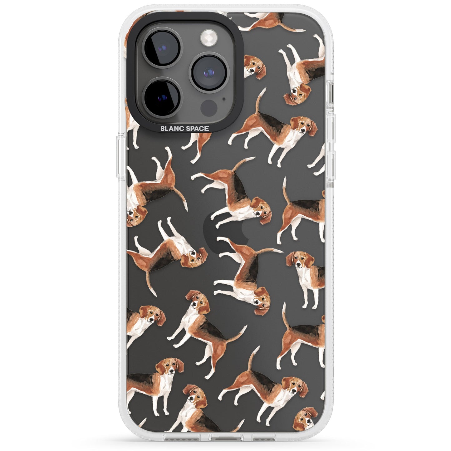 Beagle Watercolor Pattern