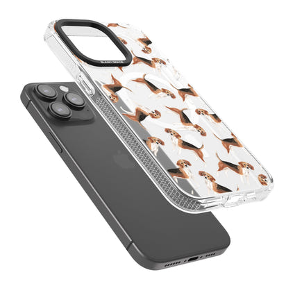 Beagle Watercolor Pattern